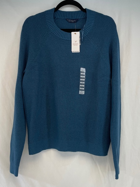 Denver Hayes Long Sleeve Crewneck Sweater Blue Women’s Size Large NEW - Picture 1 of 9